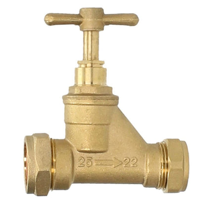 V&G Compression Stopcock Poly x Copper - JJ Building Materials