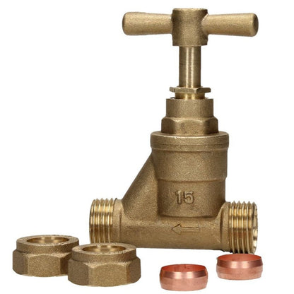 V&G Compression Stopcock Poly x Copper - JJ Building Materials