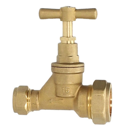 V&G Compression Stopcock Poly x Copper - JJ Building Materials
