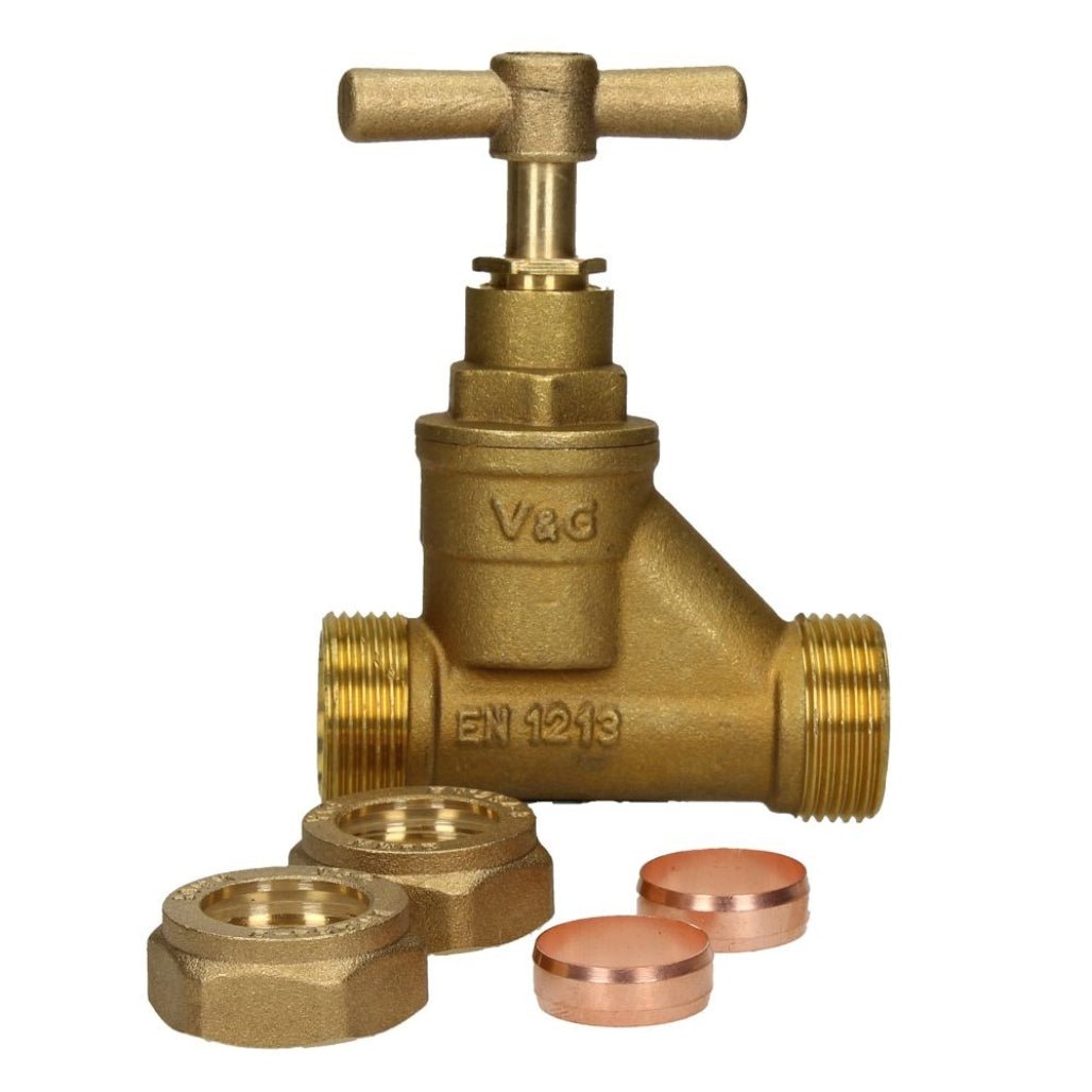 V&G Compression Stopcock (Poly x Poly) - JJ Building Materials