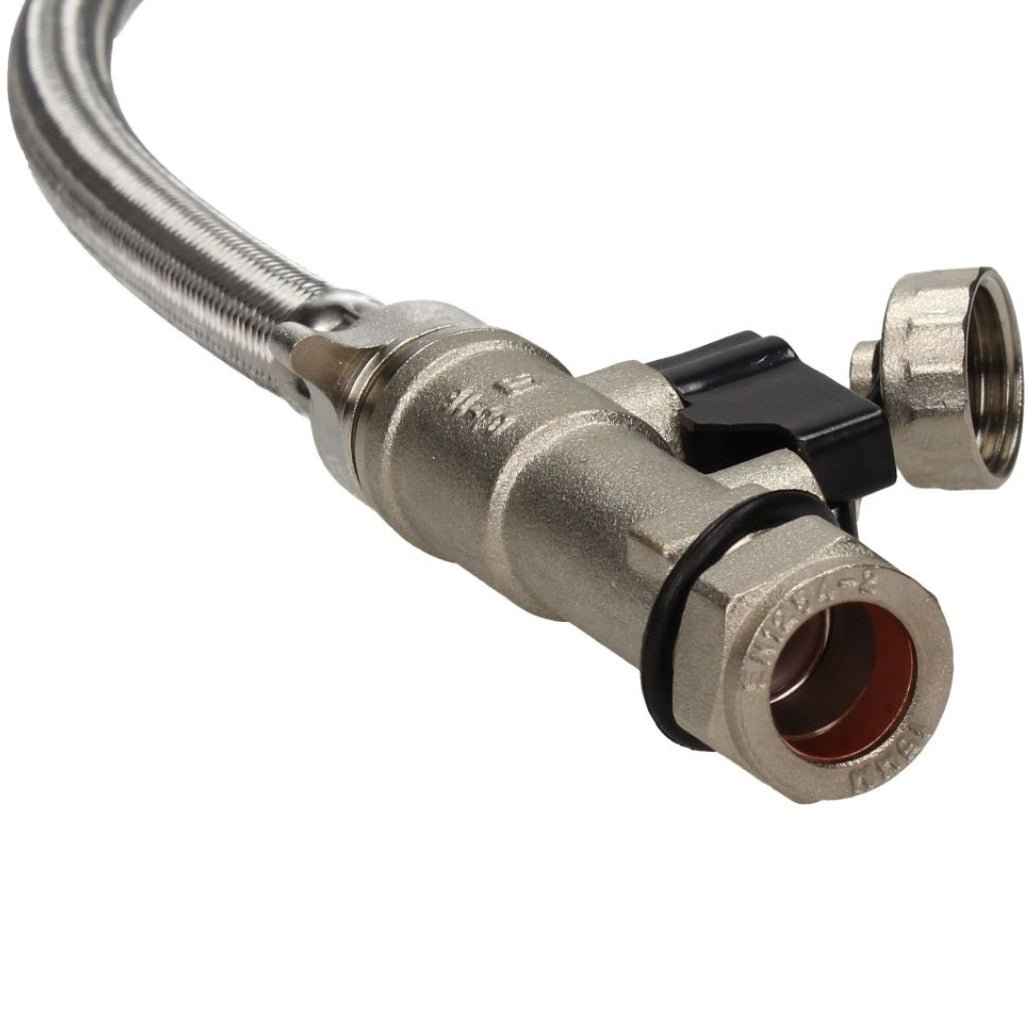 V&G Part L 15mm Compression Straight Filling Loop - JJ Building Materials