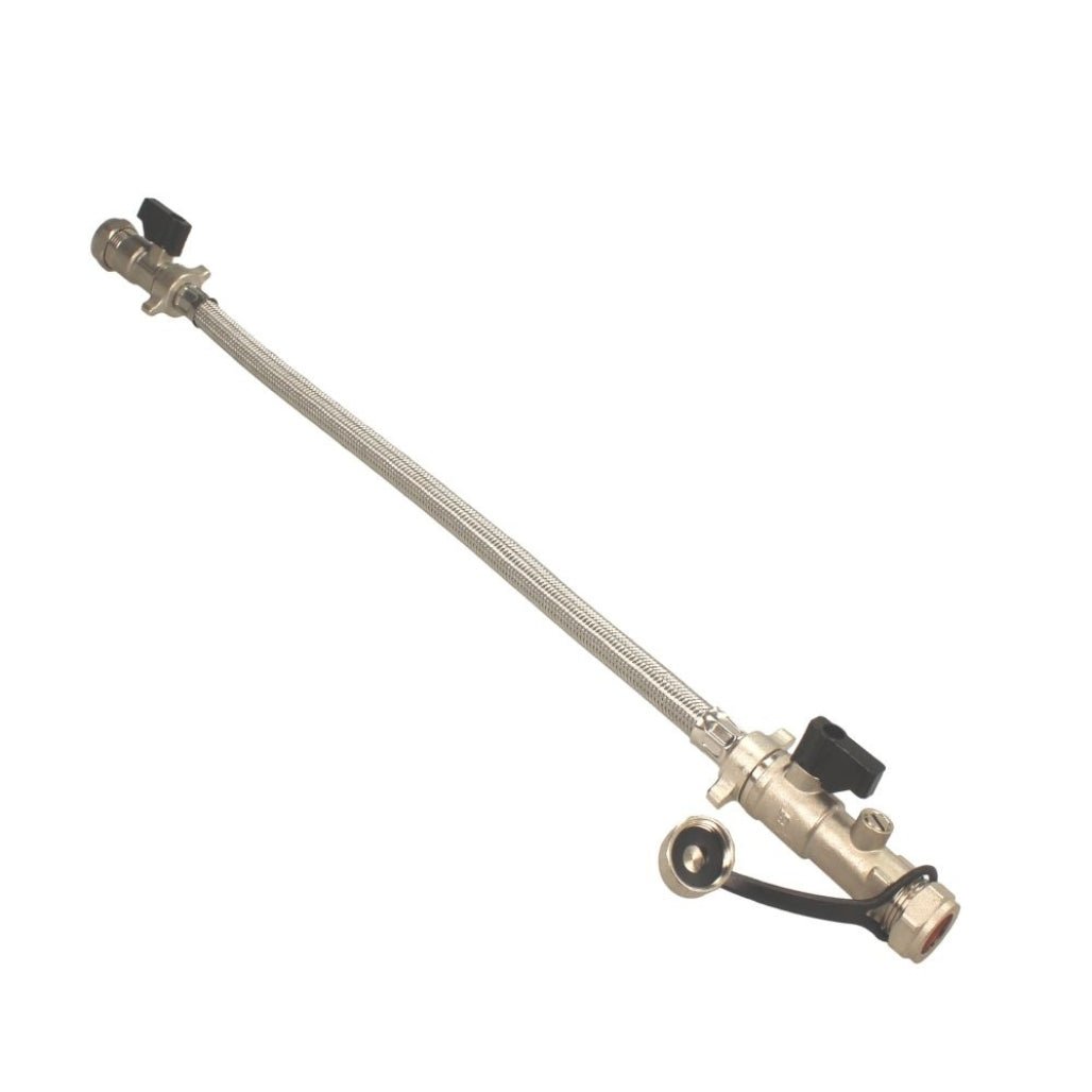 V&G Part L 15mm Compression Straight Filling Loop - JJ Building Materials