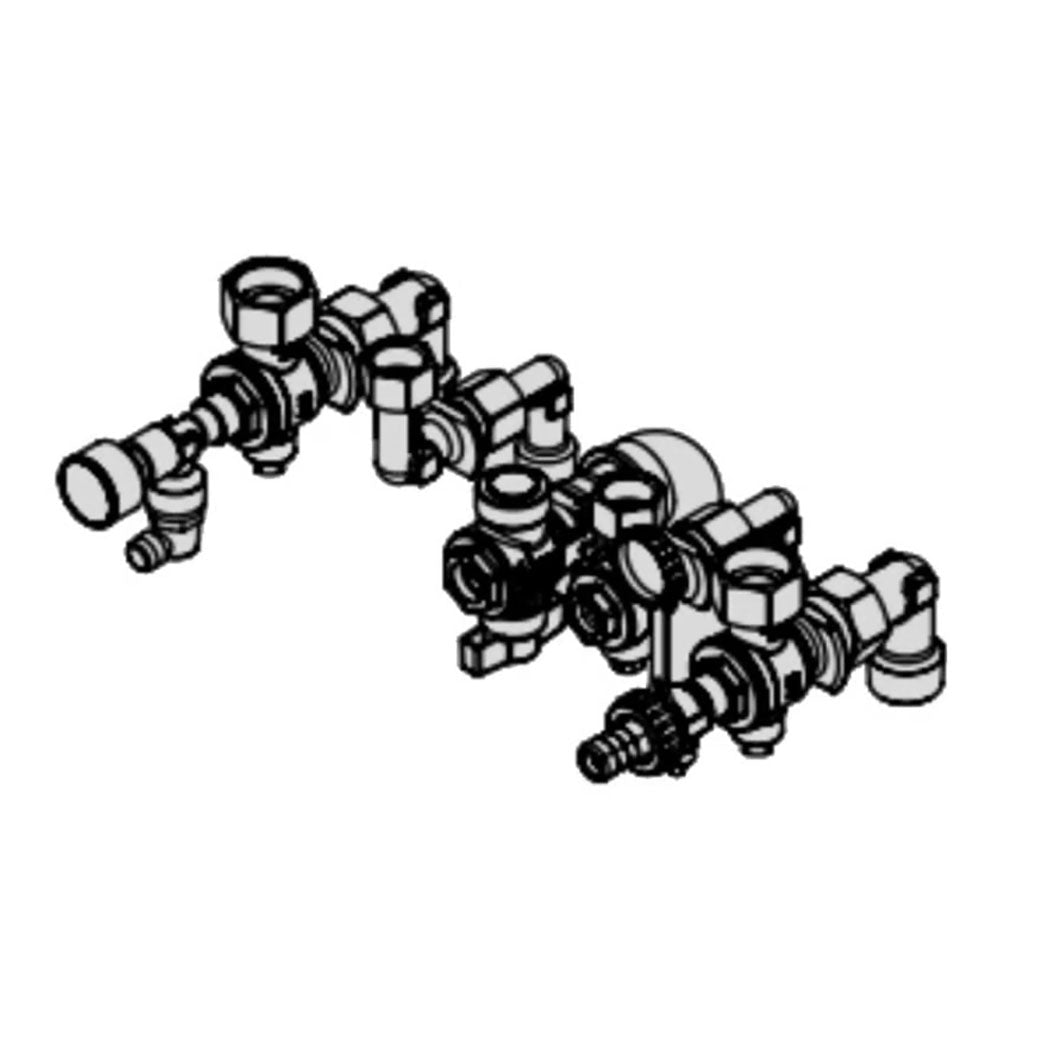 Viessmann 200-W Combi Boiler Valves/Fittings Pack for Surface Mounting - JJ Building Materials