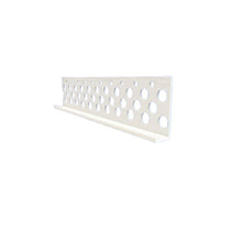 VISTA Plastic Bellcast Render Stop Bead 6/12mm White 2.5m - JJ Building Materials