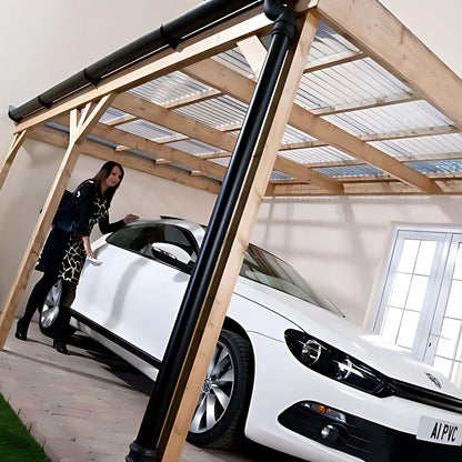 Vistalux Clear PVC Roof Sheet 3" Profile - Ariel Plastics