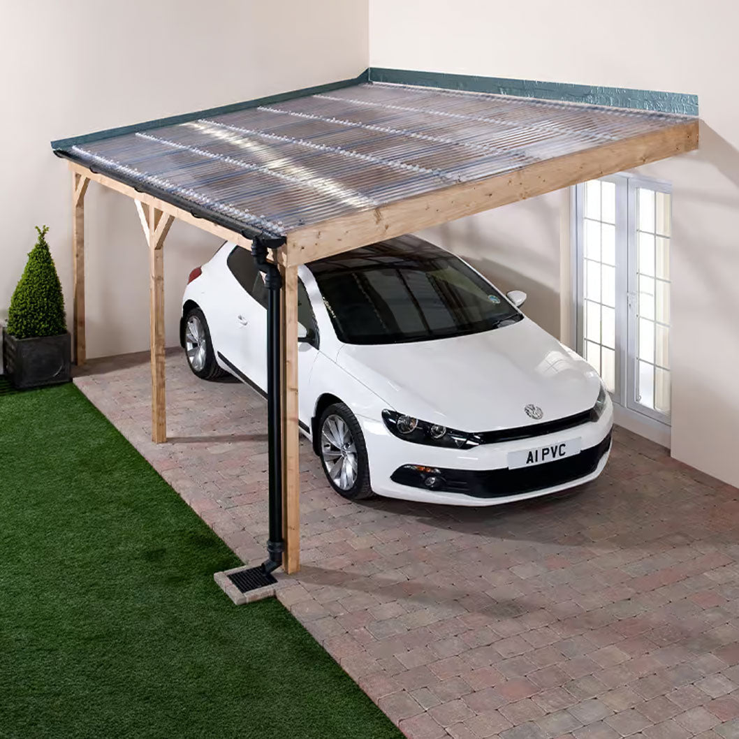 Vistalux Clear PVC Roof Sheet 6" Profile - Ariel Plastics - JJ Building Materials