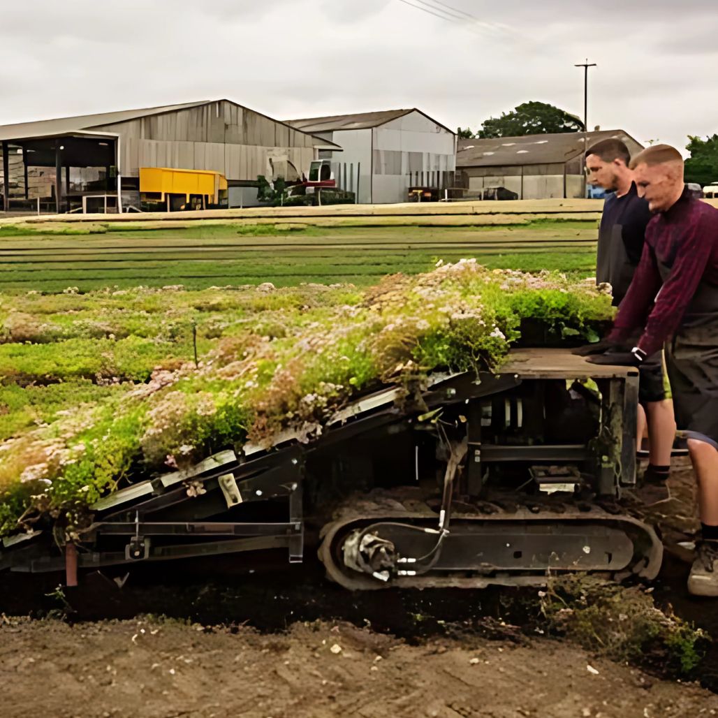 Wallbarn M - Tray Wildflower Modular Green Roof System - JJ Building Materials