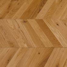 Wingate Oak Chevron Brushed Fusion Hybrid Engineered Wood Flooring - 1.568m2 Pack Size | Parquet Range - JJ Building Materials