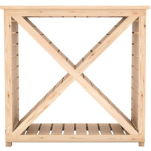 Woodlowe Cross Log Store 3x1 - JJ Building Materials