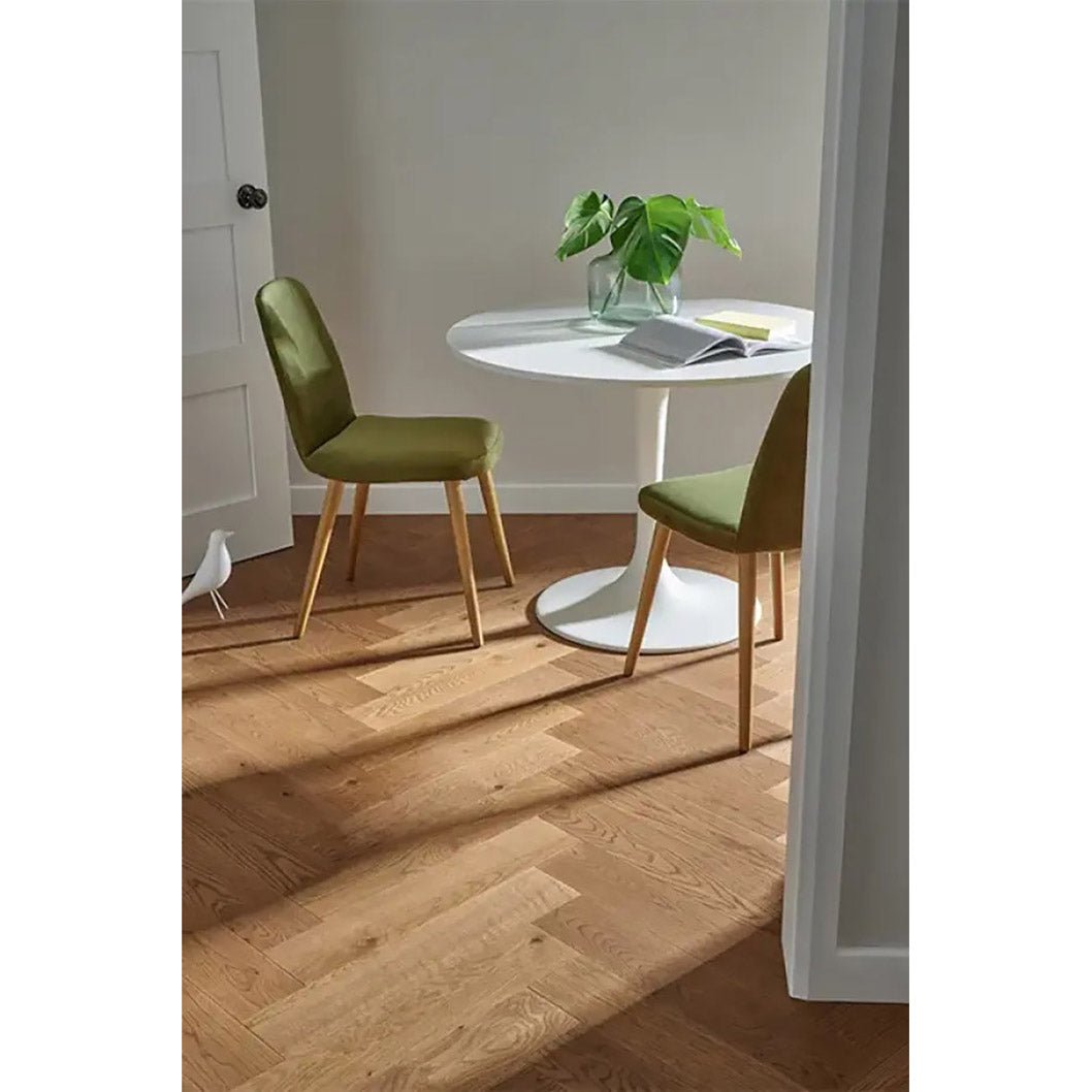 Woodpecker Classic Copper Oak Herringbone Engineered Wood Flooring (1.69m2) - JJ Building Materials