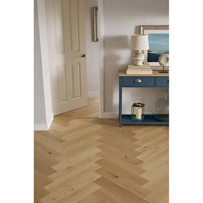 Woodpecker Classic Natural Oak Herringbone Engineered Wood Flooring (1.69m2) - JJ Building Materials