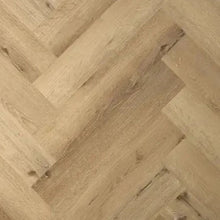 Woodpecker Craft Camel Oak Herringbone Stratex Wood Flooring With Built In Underlay (1.44m2) - JJ Building Materials
