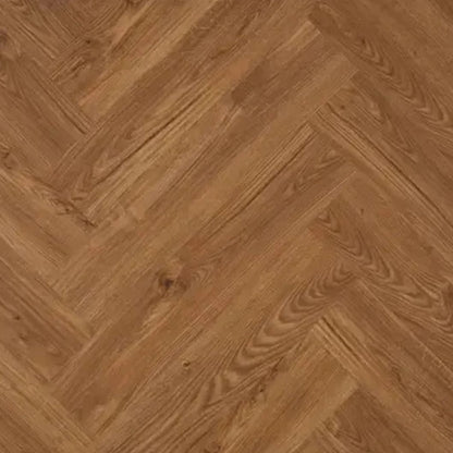 Woodpecker Craft Fall Oak Herringbone Stratex Wood Flooring With Built In Underlay (1.44m2) - JJ Building Materials