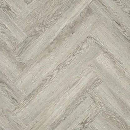 Woodpecker Craft Rain Oak Herringbone Stratex Wood Flooring With Built In Underlay (1.44m2) - JJ Building Materials