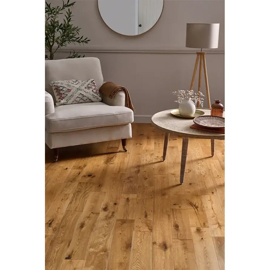 Woodpecker Solido Natural Oak Solid Wood Flooring (1.9m2) - JJ Building Materials