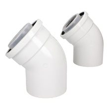 Worcester 45 Degree Flue Bends (Pair) - JJ Building Materials