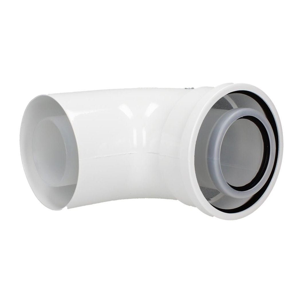 Worcester 60/100mm 90 Degree Flue Bend - JJ Building Materials