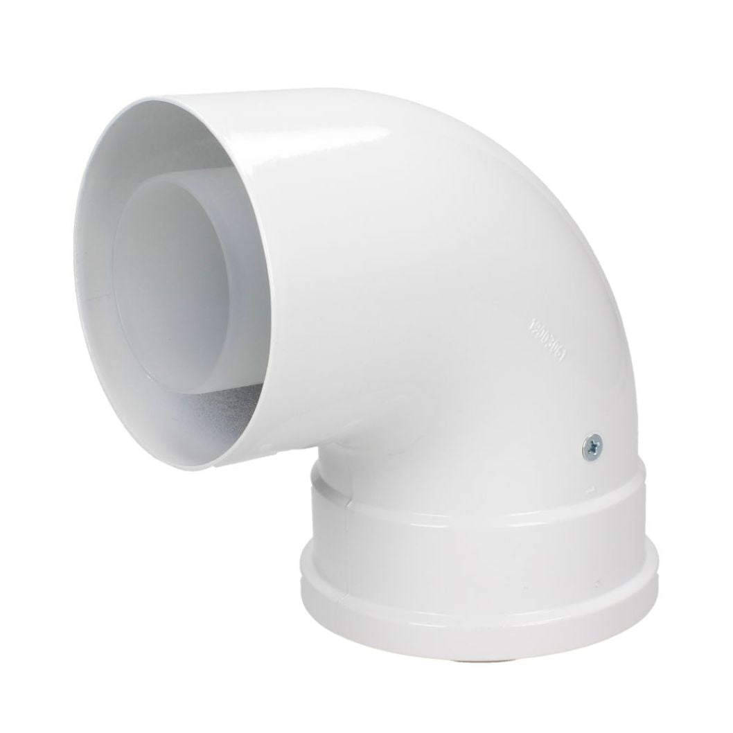Worcester 60/100mm 90 Degree Flue Bend - JJ Building Materials