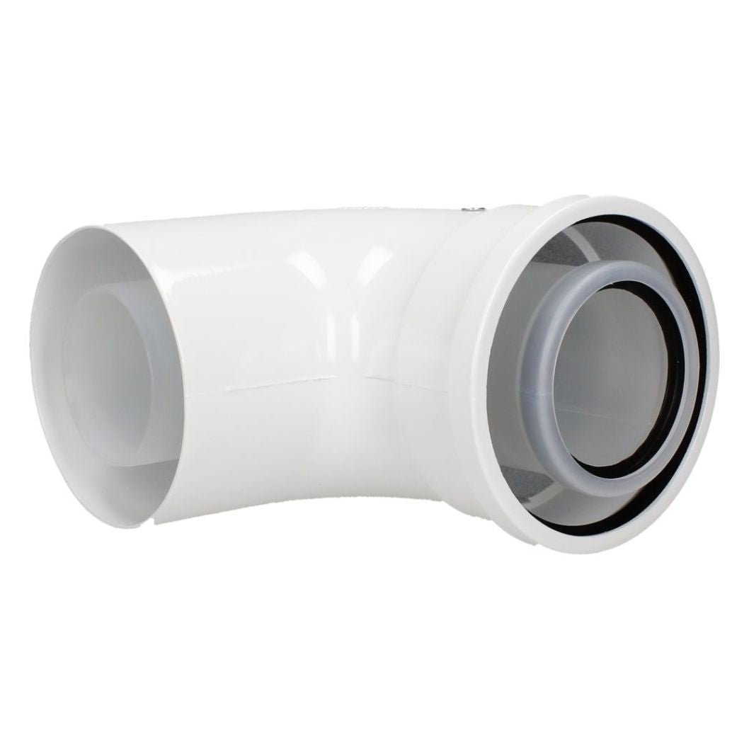 Worcester 60/100mm 90 Degree Flue Bend - JJ Building Materials