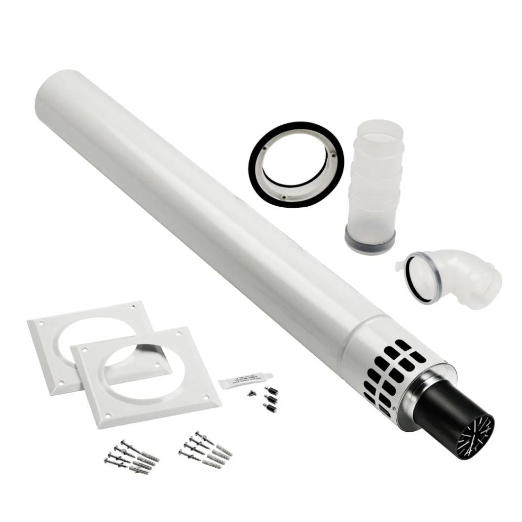 Worcester 80/125 965mm Horizontal Flue (For Floor Standing Gas Boilers) - JJ Building Materials
