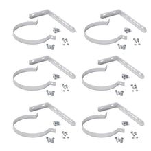 Worcester Pack Of 6 White 100mm Flue Support Brackets - JJ Building Materials