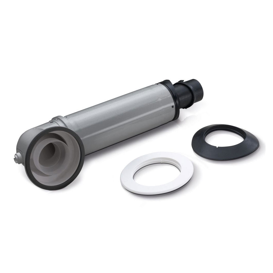 Worcester Silver Standard Telescopic Horizontal Flue (350 mm - 570 mm) - JJ Building Materials
