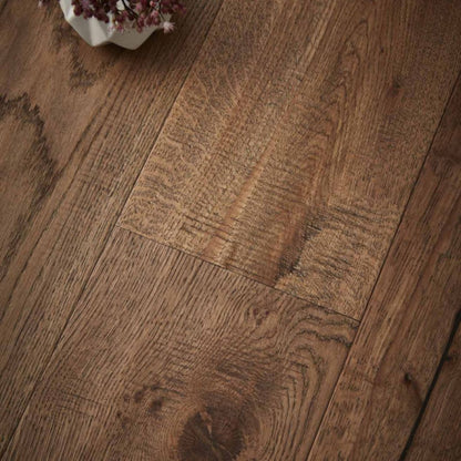 Wyndham Oak Hand finished Natural Oil Engineered Wood Flooring - 2.17m2 Pack Size | Contemporary Range - JJ Building Materials