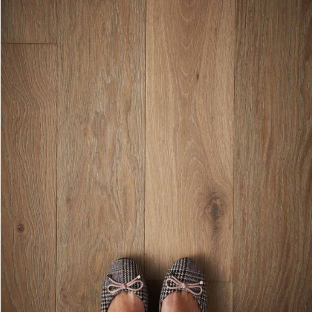 Wyvis Smoked Oak Brushed Hardwax Oil Engineered Wood Flooring - 1.98m2 Pack Size | Classic Range - JJ Building Materials